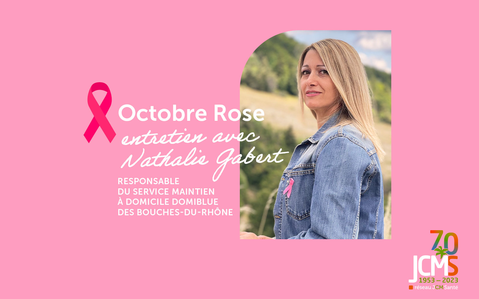JCM Santé se mobilise pour Octobre rose